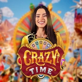 Enjoy Crazy Time by Evolution – logo hosted on reelsoncasino.eu