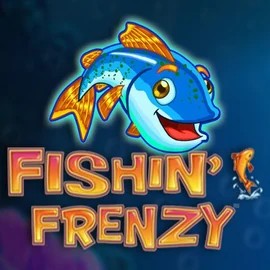 Logo of Fishin Frenzy from Blueprint Gaming at O'Reels Casino UK