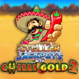 Stellar Jackpots with Chilli Gold x2 logo by Lightning Box Game O'Reels Casino UK