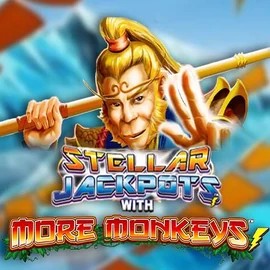 Stellar Jackpots with More Monkeys game by Lightning Box Game – logo hosted on O'Reels Casino UK